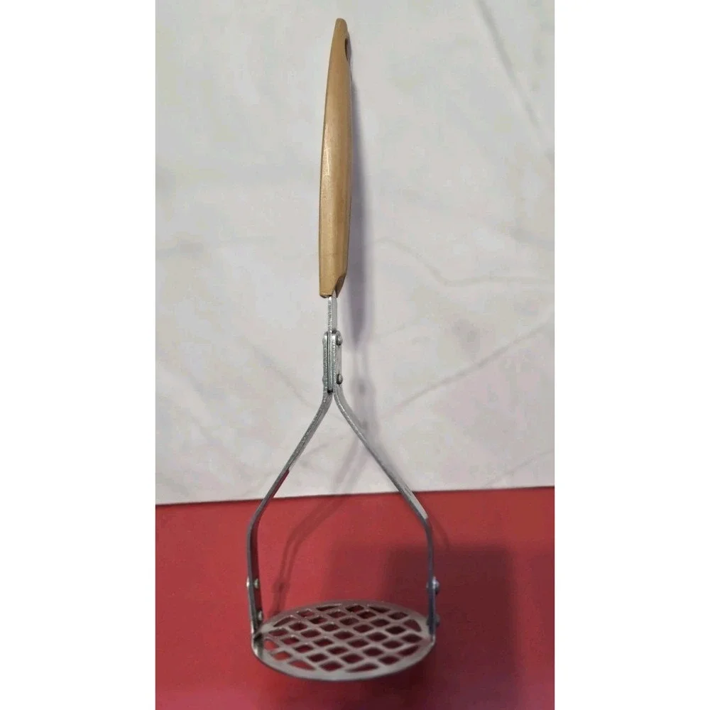 Masterpiece Masher Kitchen Tool Stainless Steel With A Cherry Blossom Pattern
